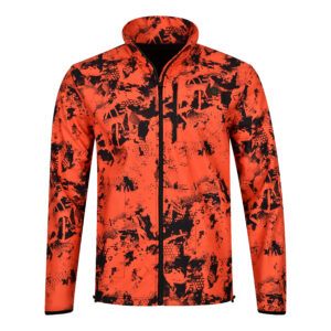 CHAMELEON HI-VIS CAMO FLEECE JACKE MIT WINDBLOCK MEMBRANE